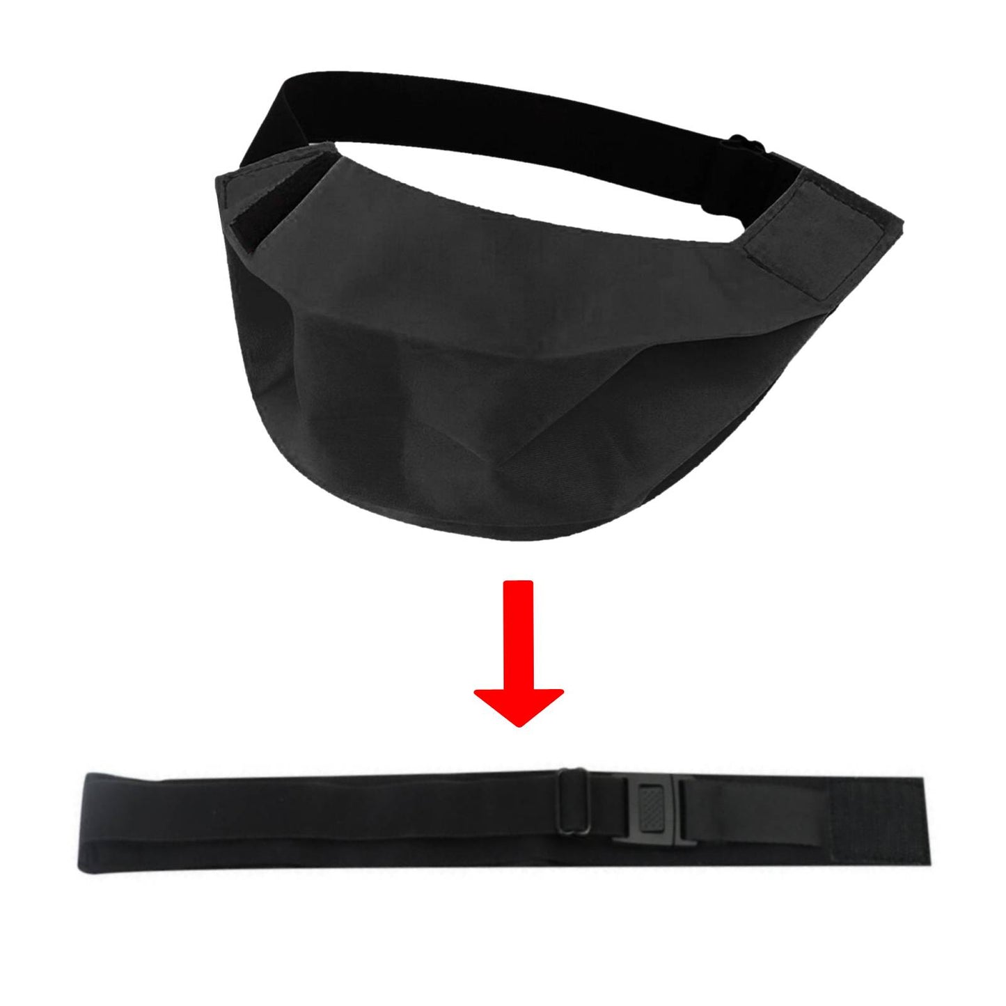 4 in1 Face Mask Breathability Protective Elastic Belt for Outdoor Teen Black