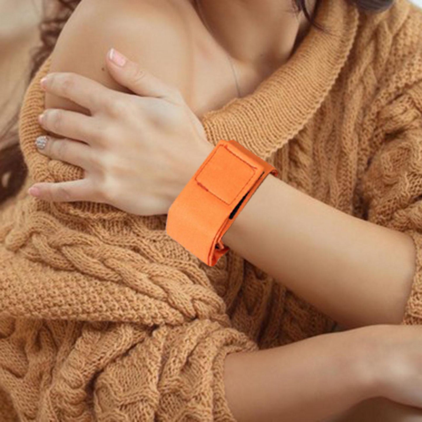 4 in1 Face Mask Breathability Protective Elastic Belt for Outdoor Teen Orange