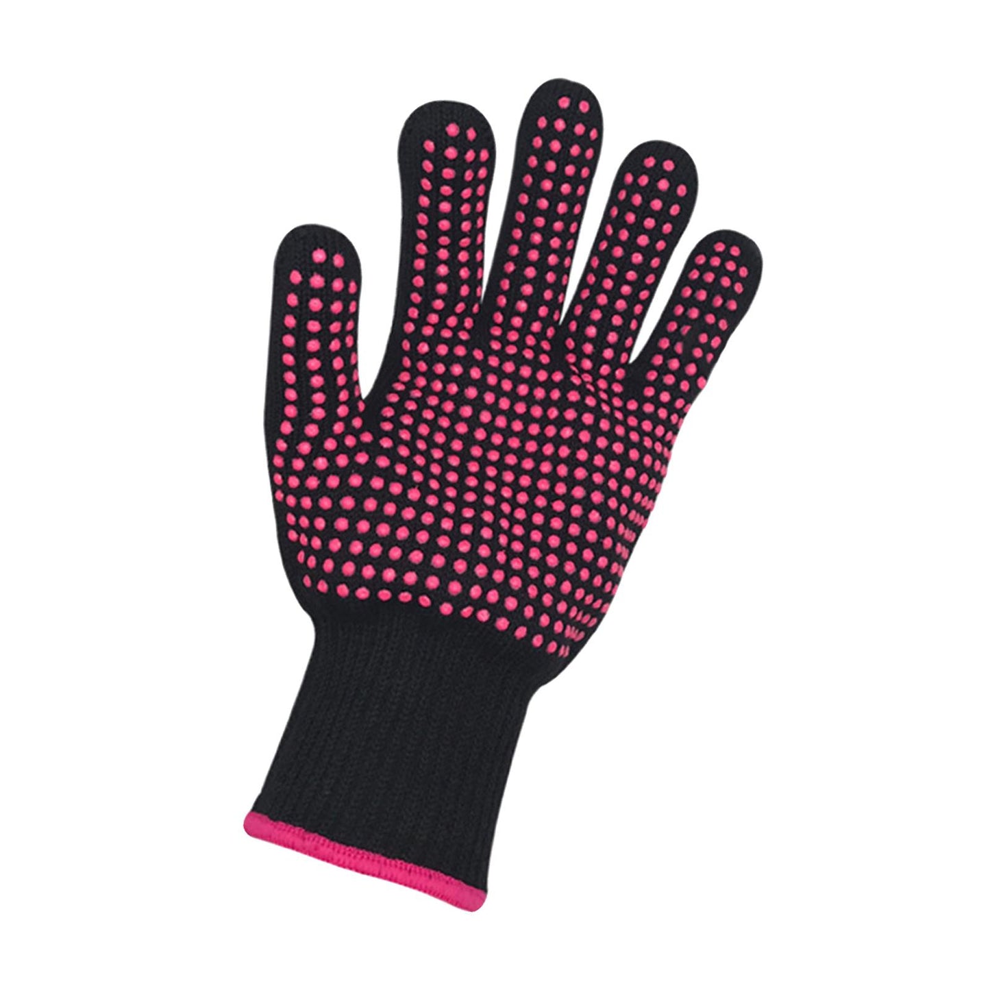 2Pcs Heat Resistant Gloves Durable Silicone Tools for Hair Curler Hair Salon 22x10x1cm