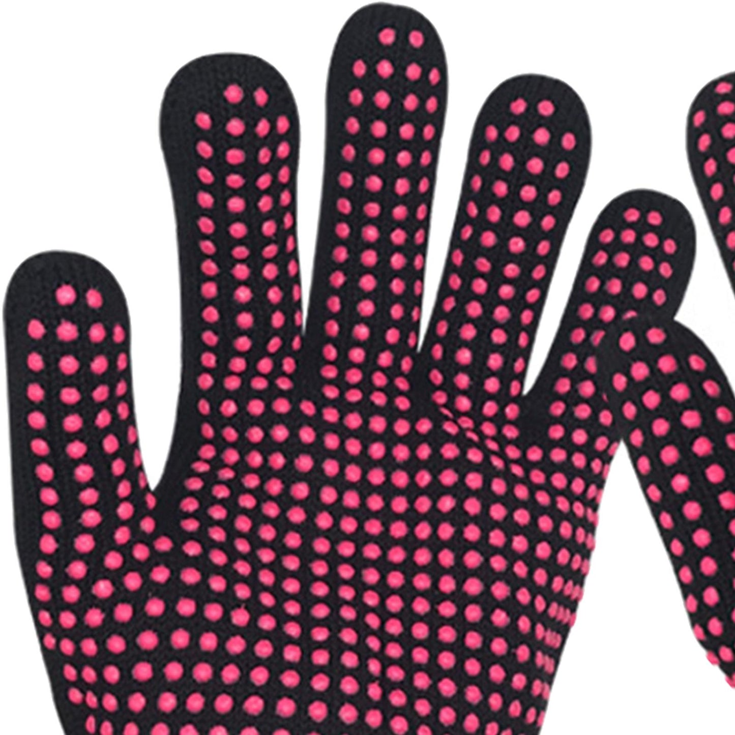 2Pcs Heat Resistant Gloves Durable Silicone Tools for Hair Curler Hair Salon 24x10x1cm