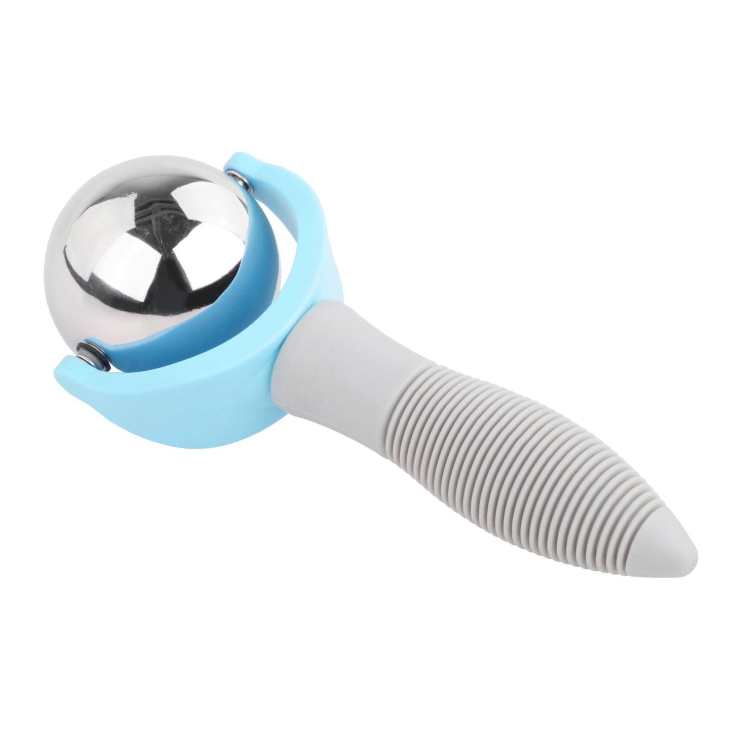 Cold Massage Ball Roller with Handle Back Leg Relaxation Household Blue