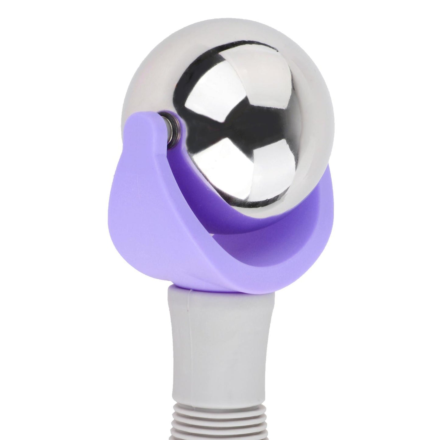 Cold Massage Ball Roller with Handle Back Leg Relaxation Household Purple