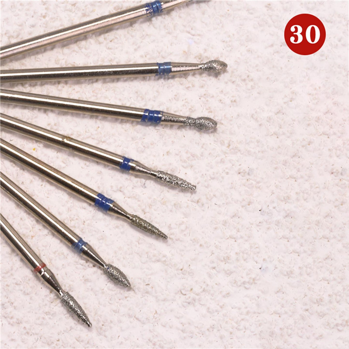 30pcs Nail Drill Bits for Remove Poly Gel Nails Salon Spa Professional