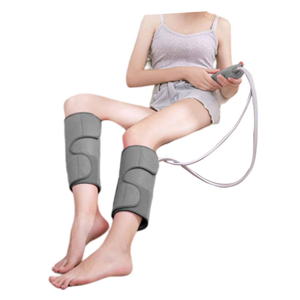 Electric Air Compression Heating Calf Leg Massager Plug-EU Short Grey