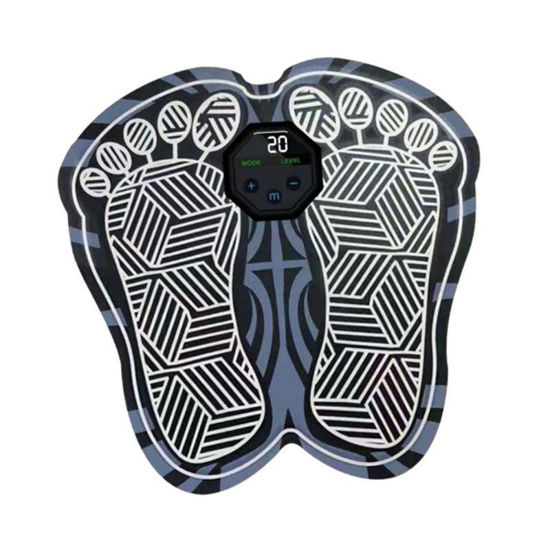 Foot Massager Cushion Electric USB Rechargeable Deep Kneading Shock Portable Black