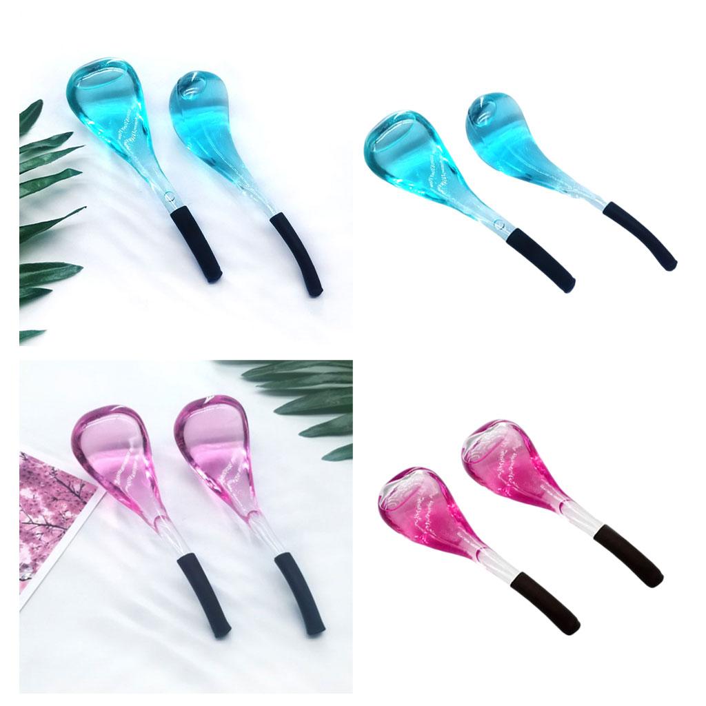 Facial Ice Globes 2Pcs for Enhance Circulation and Complexion Women Ladies pink