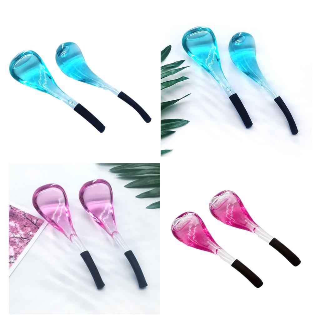 Facial Ice Globes 2Pcs for Enhance Circulation and Complexion Women Ladies pink