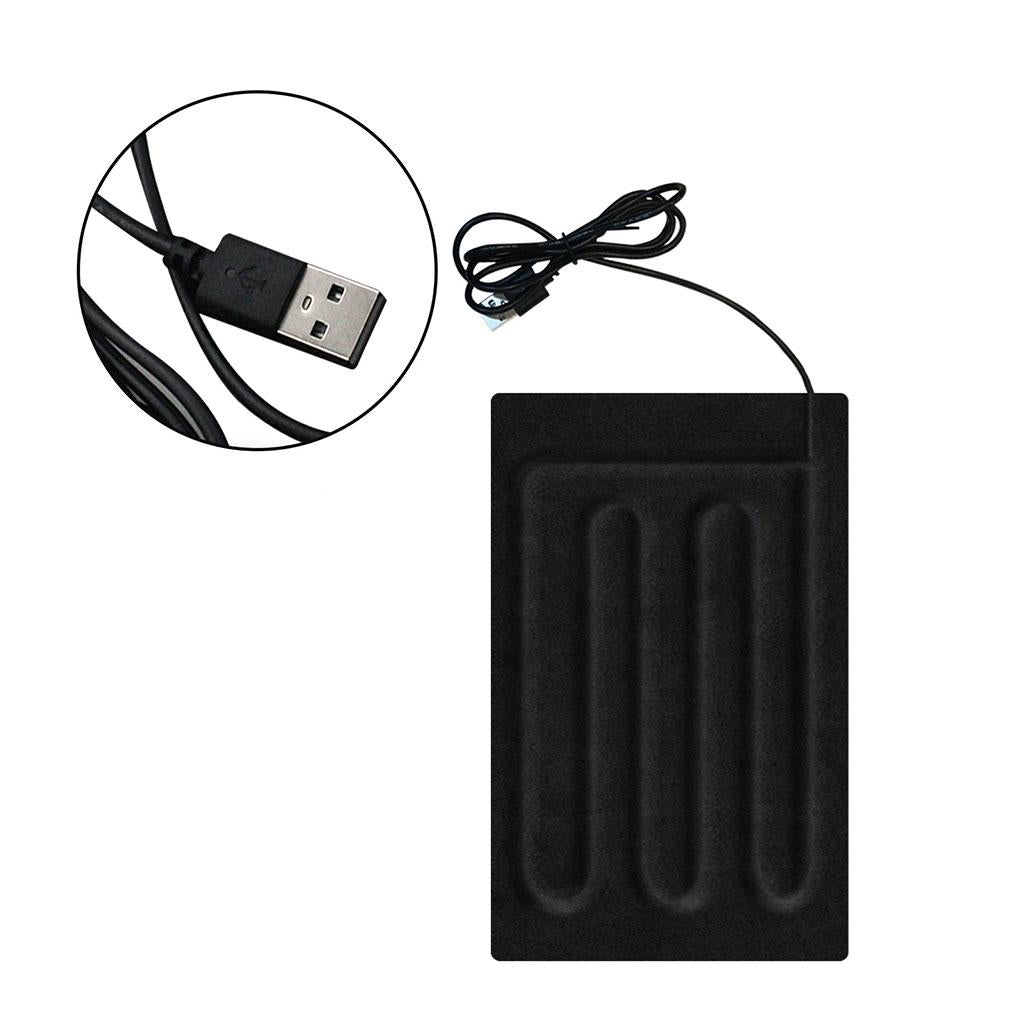 USB Electric Heating Pad Winter Heating Warm Clothing for Outdoor White