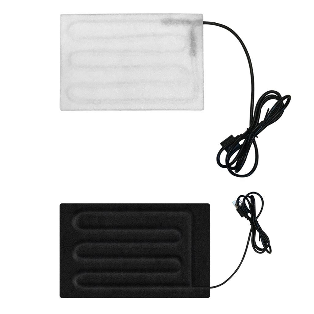 USB Electric Heating Pad Winter Heating Warm Clothing for Outdoor White
