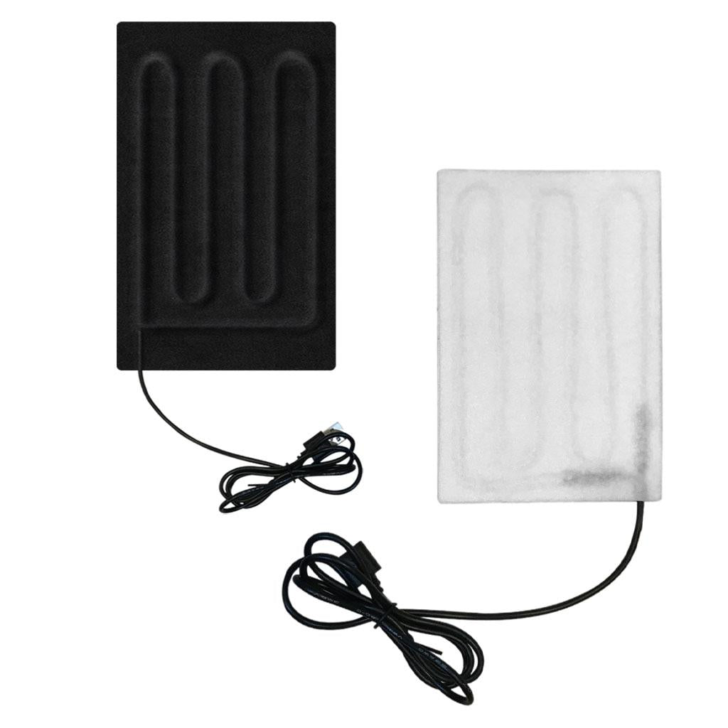 USB Electric Heating Pad Winter Heating Warm Clothing for Outdoor White