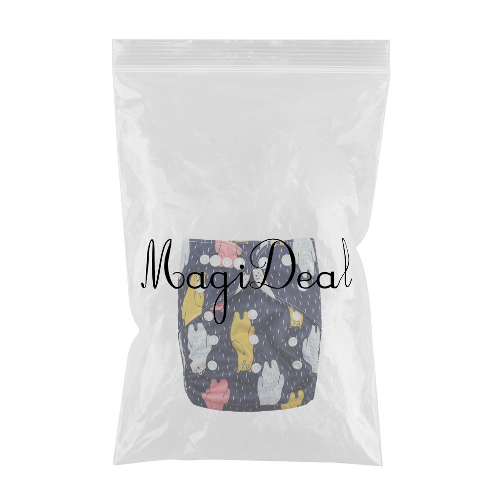 Reusable Baby Cloth Diaper Soft Washable for 3-15kg Babies Shower Gifts P21