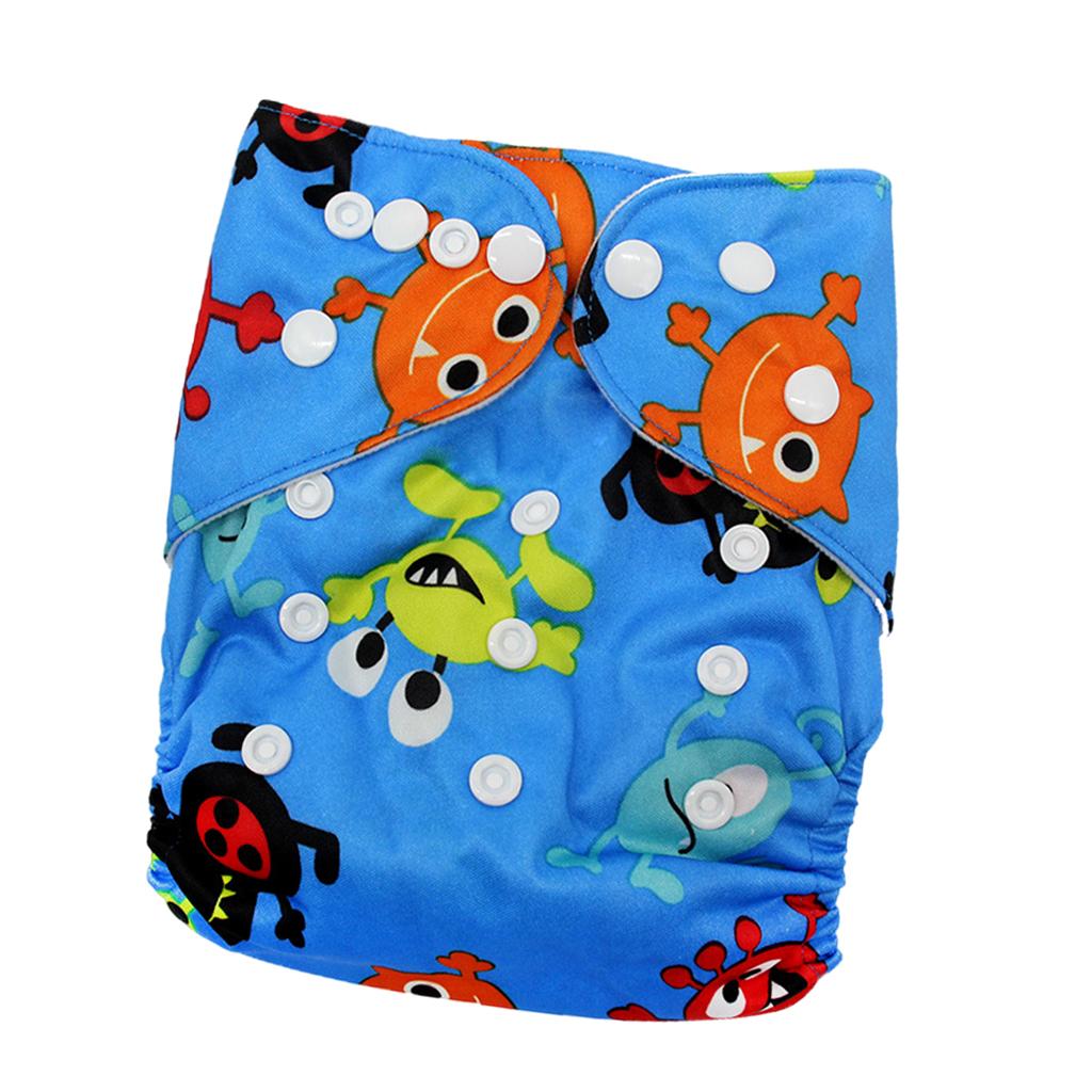 Reusable Baby Cloth Diaper Soft Washable for 3-15kg Babies Shower Gifts A79