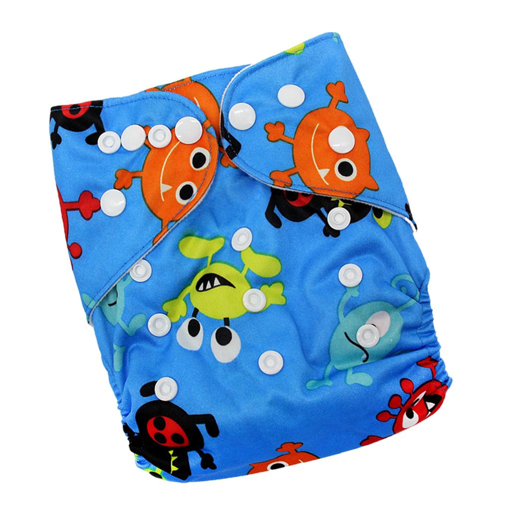 Reusable Baby Cloth Diaper Soft Washable for 3-15kg Babies Shower Gifts A79