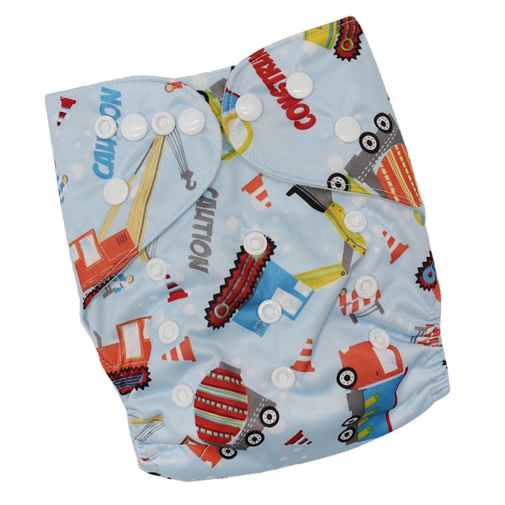 Reusable Baby Cloth Diaper Soft Washable for 3-15kg Babies Shower Gifts A103