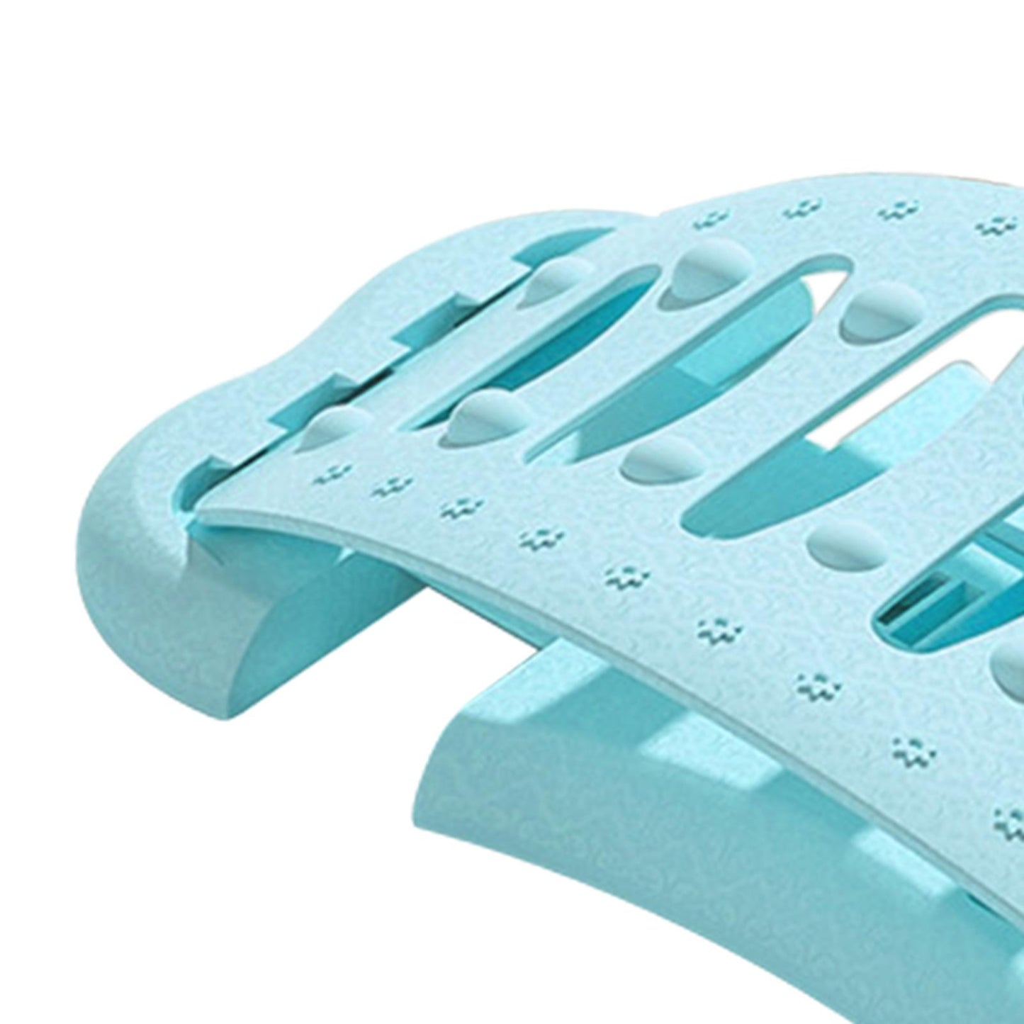 Back Stretcher Traction Deck Massager for Spine Sciatica Bed Chair Car blue
