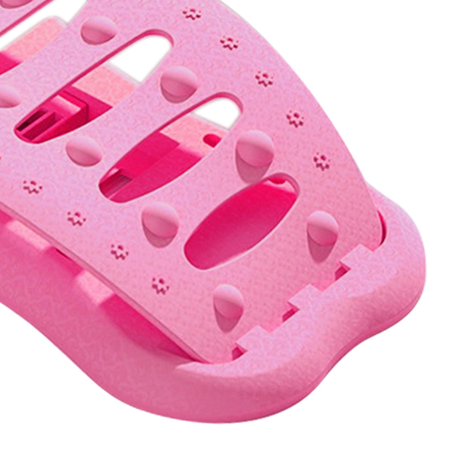 Back Stretcher Traction Deck Massager for Spine Sciatica Bed Chair Car pink