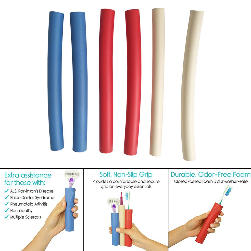 6-Pack Foam Tubing for Utensils Spoon Pencils Fork for Disabled Elderly