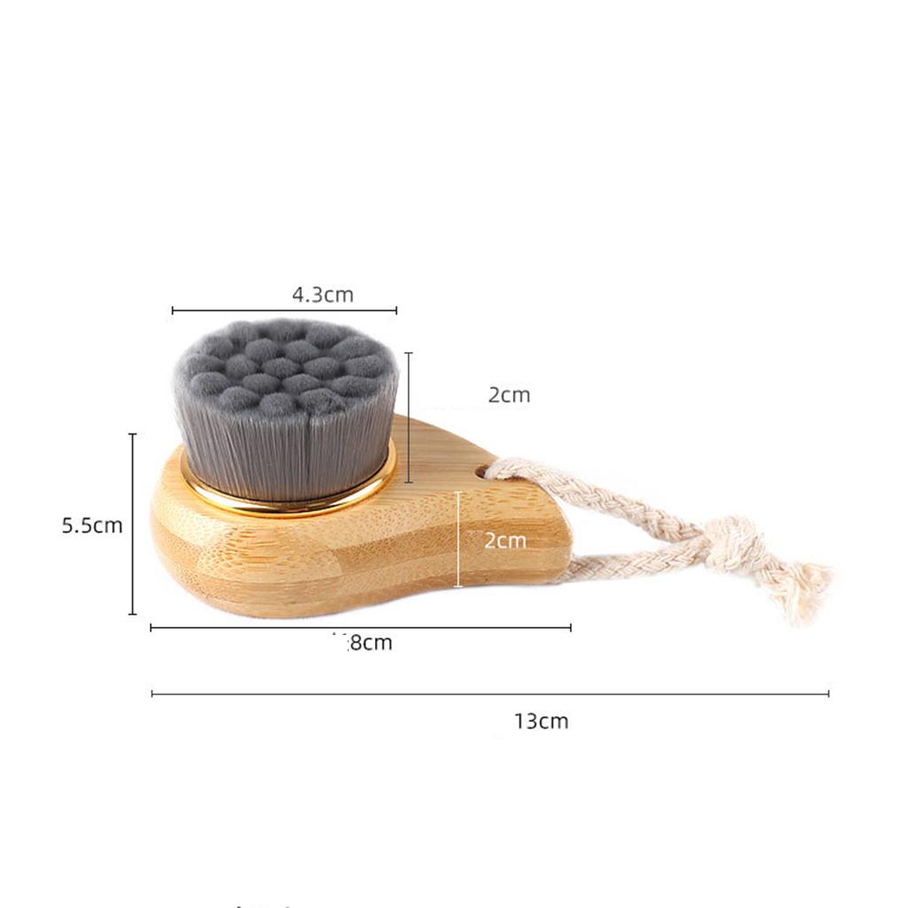 Facial Cleansing Brush Natural Ultrasoft Washing Brush Dry Brush Massaging