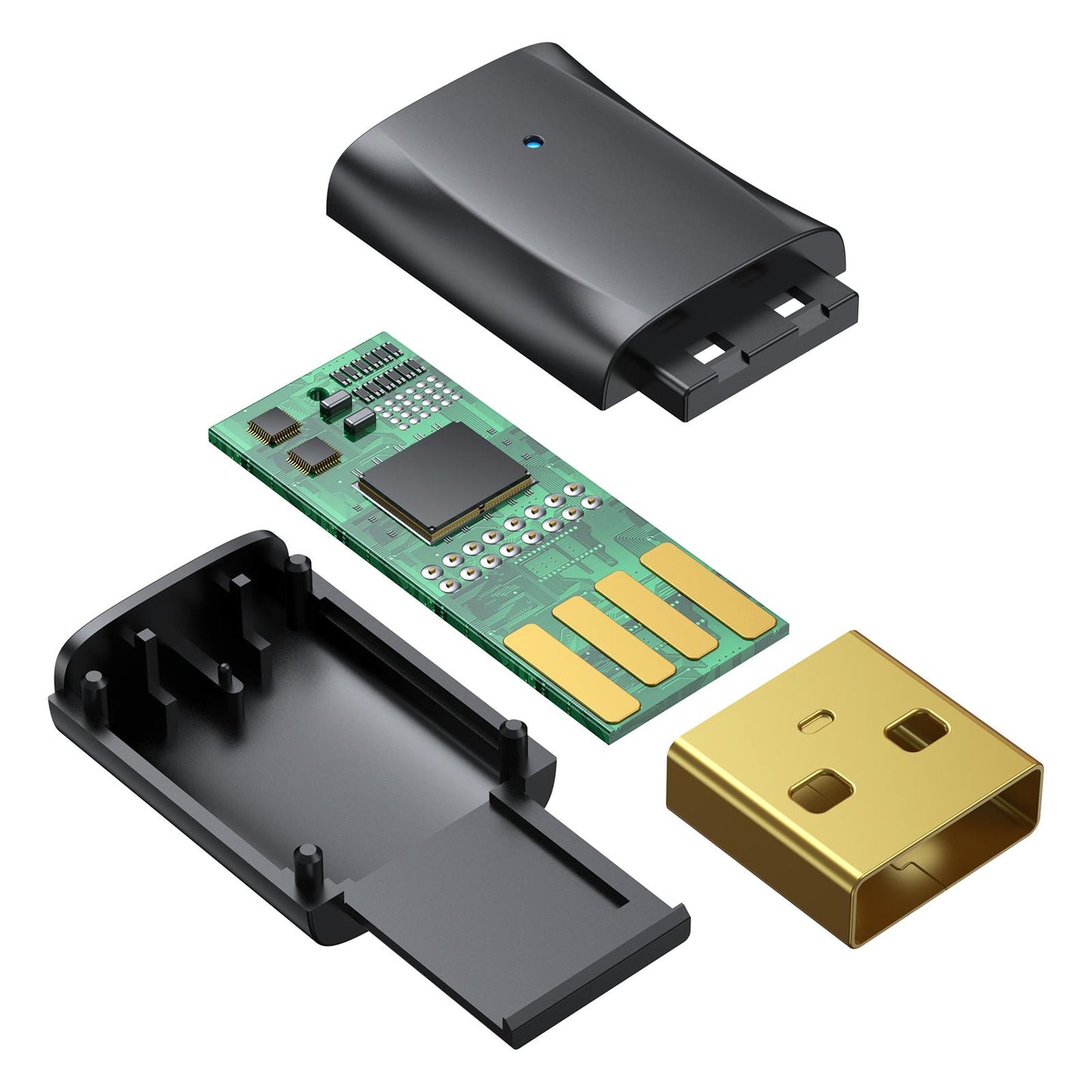 USB Bluetooth 5.0 Transmitter Audio Adapter for Laptop PC Computer Earphone