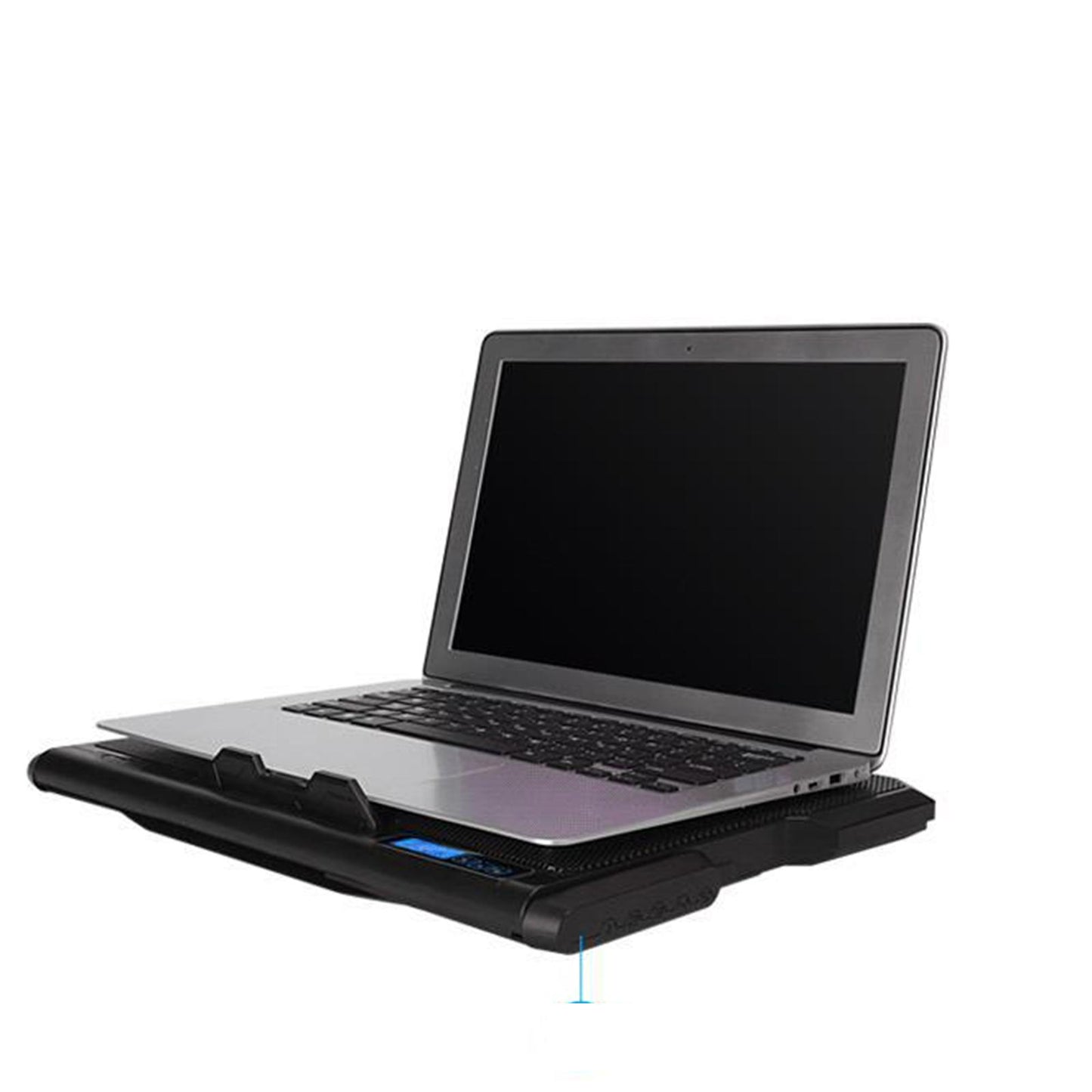 Laptop Cooling pad Notebook Cooler Stand USB 1-5 Fans LED Fit 11~17 Black"