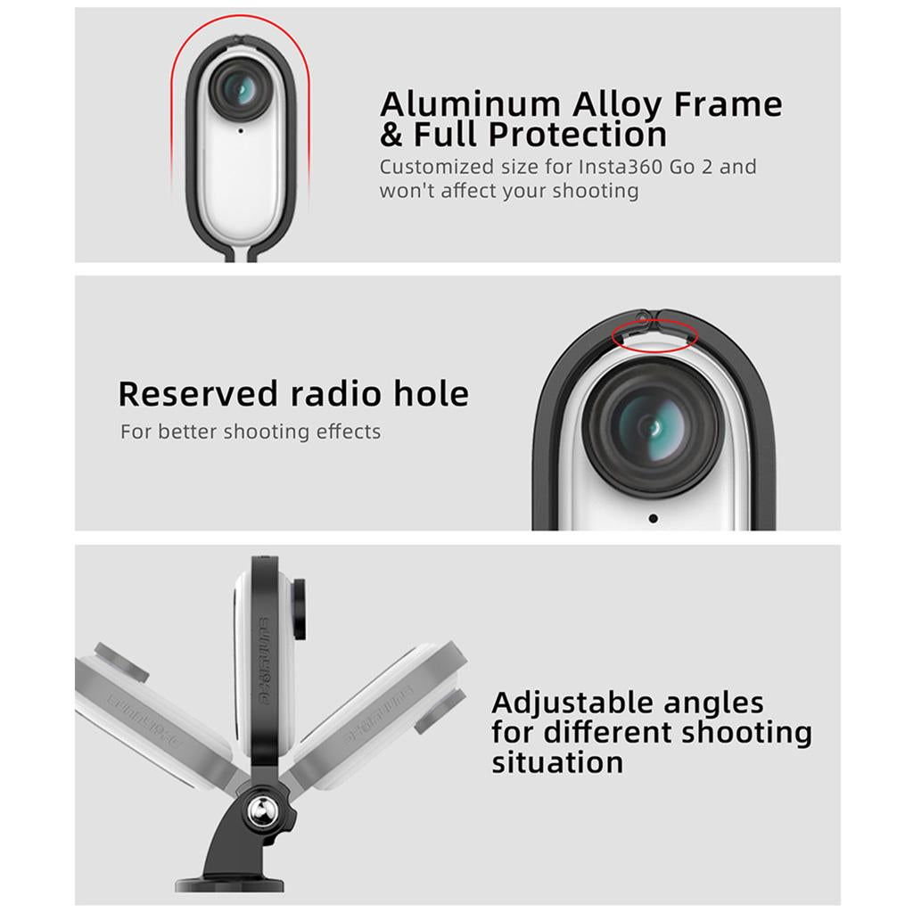 Camera Mount Frame Protective for Extension Rod Backpack Mount Adapter