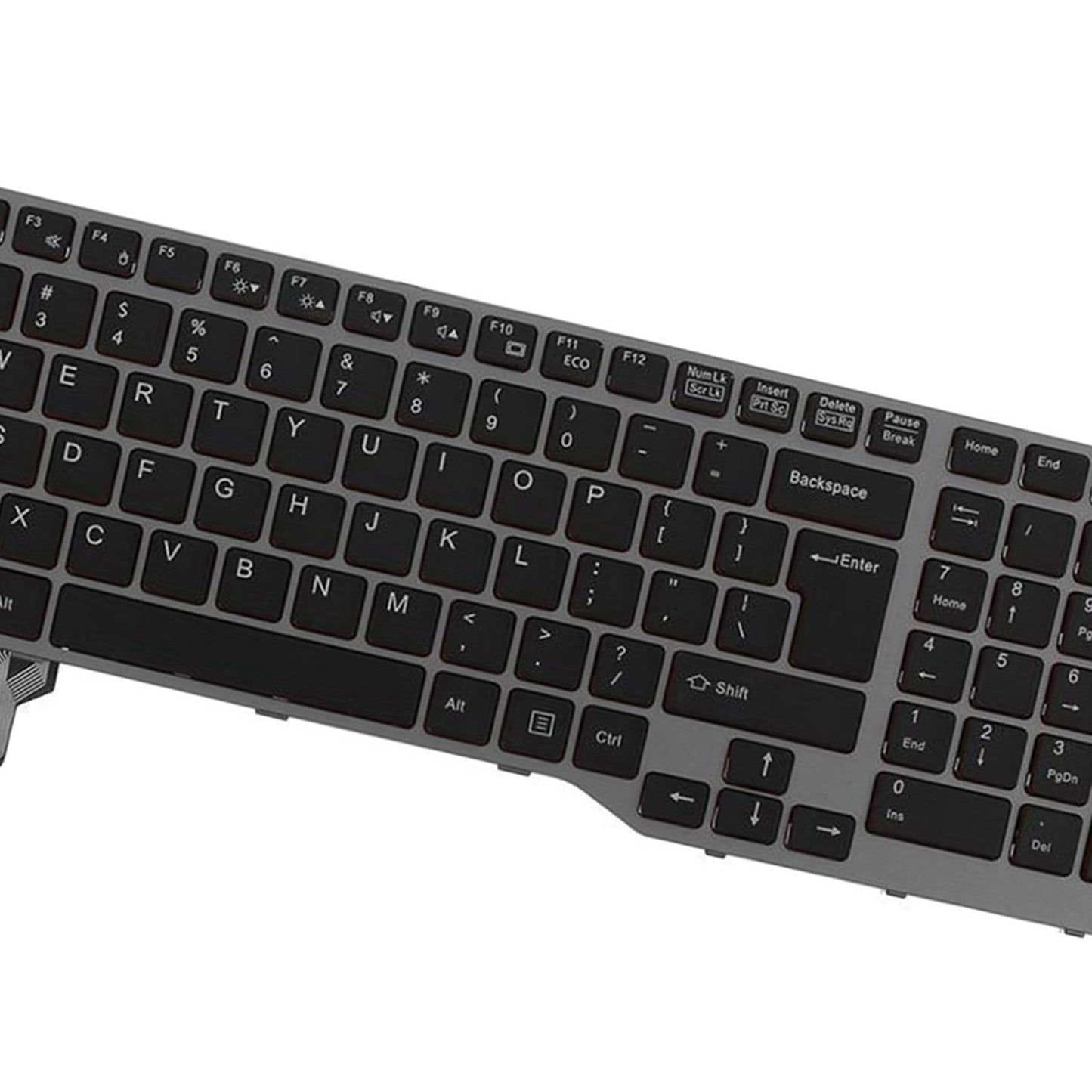 Slim Laptop Keyboard for Fujitsu Lifebook E753 E754 E756 E557 US Layout