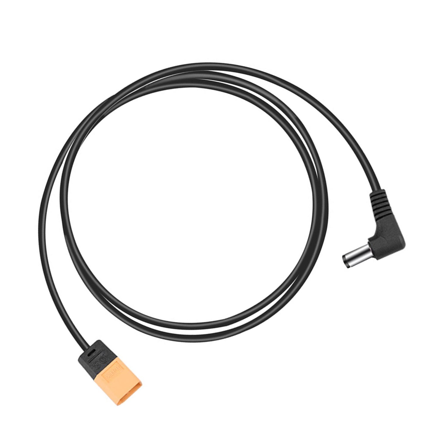 XT60 Male Bullet Connector to Male DC 5.5x2.5mm DC5525 TPE Power Cable