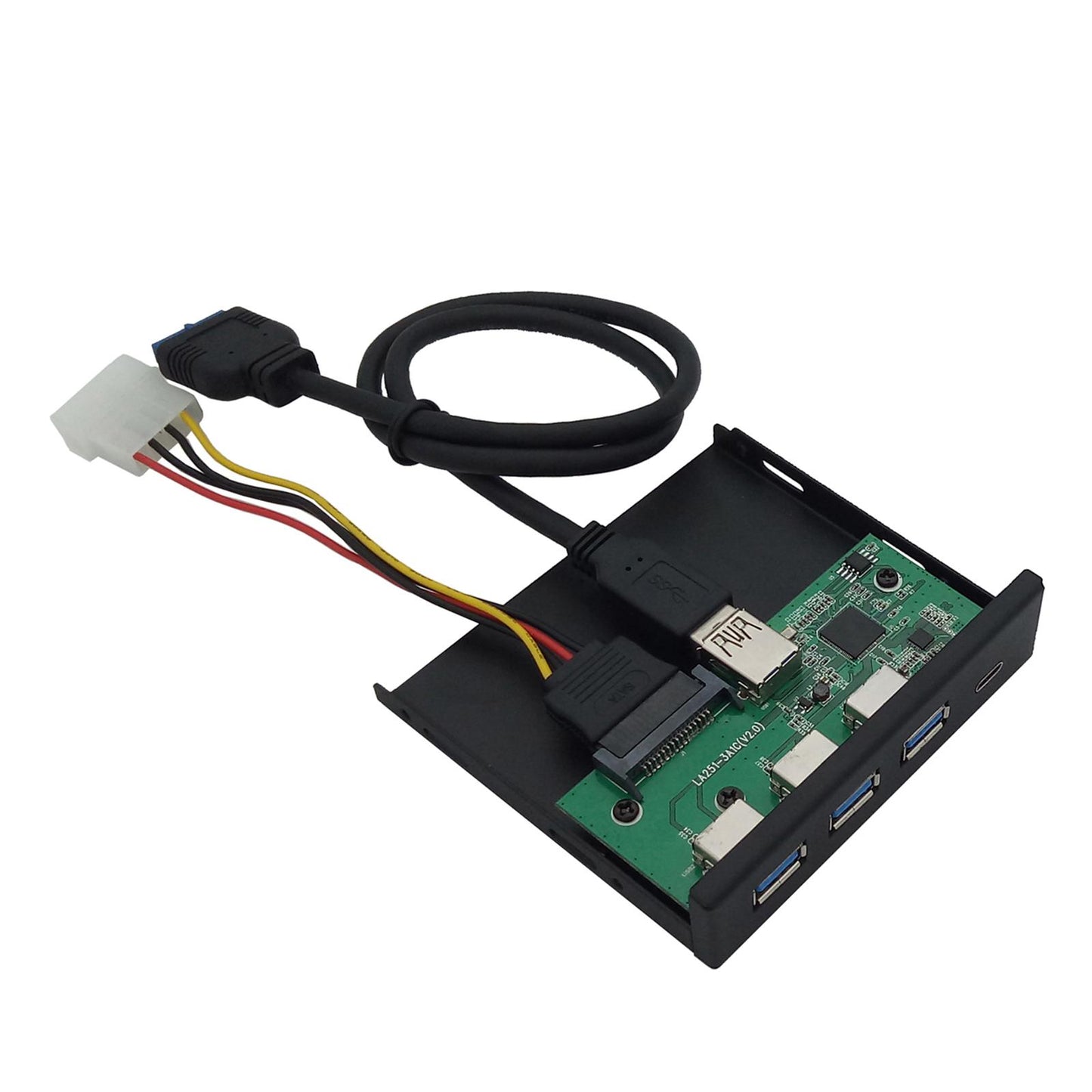 Multi-Port PC Front Panel Internal USB3.0 Type-C Hub Expansion Board