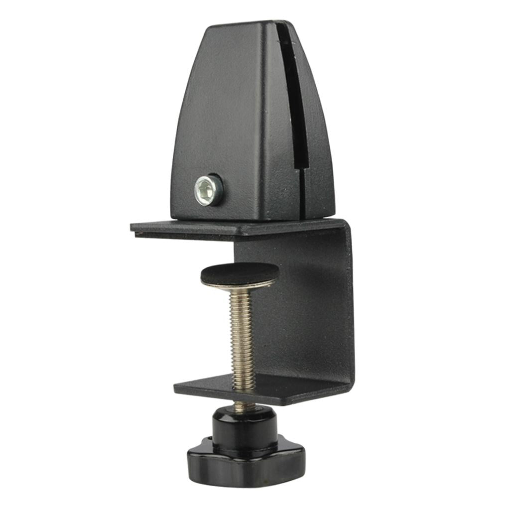 Desk Partition Clamp Office Shelf Bracket Desktop Screen Clip Holder Black