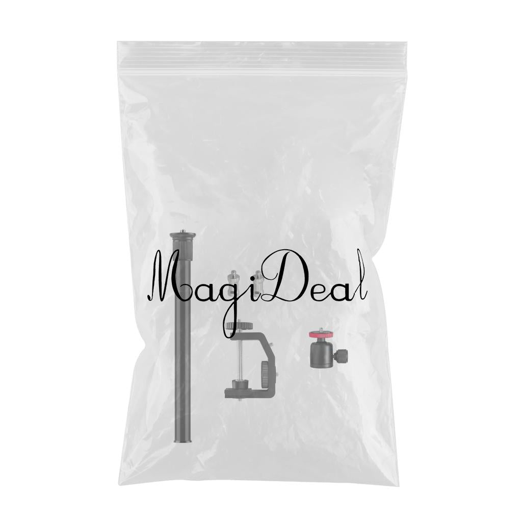 Table Desk Camera Clamp Mount w/1/4 Screw for DSLR Camcorder with Ball Head"