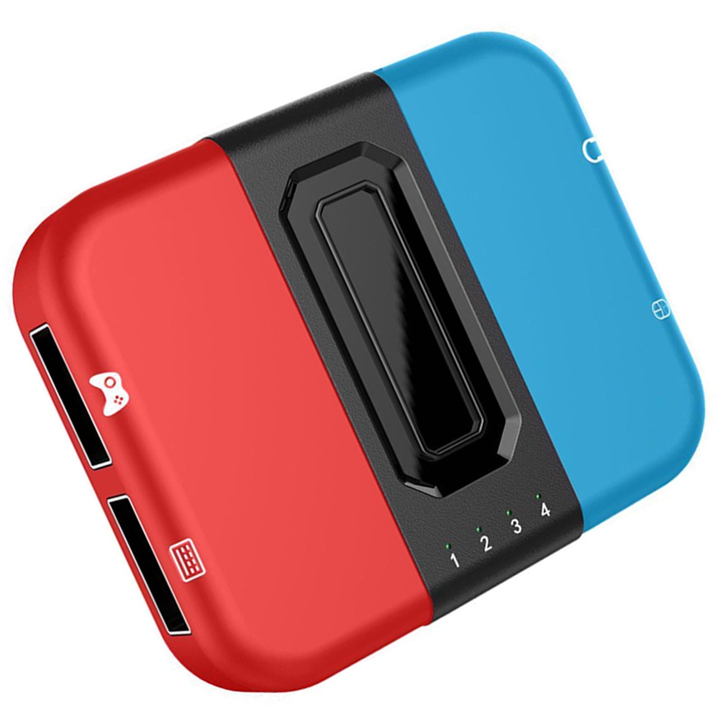 Keyboard and Mouse Adapter for N-Switch USB Keyboard Support 3.5mm Headset Red Blue