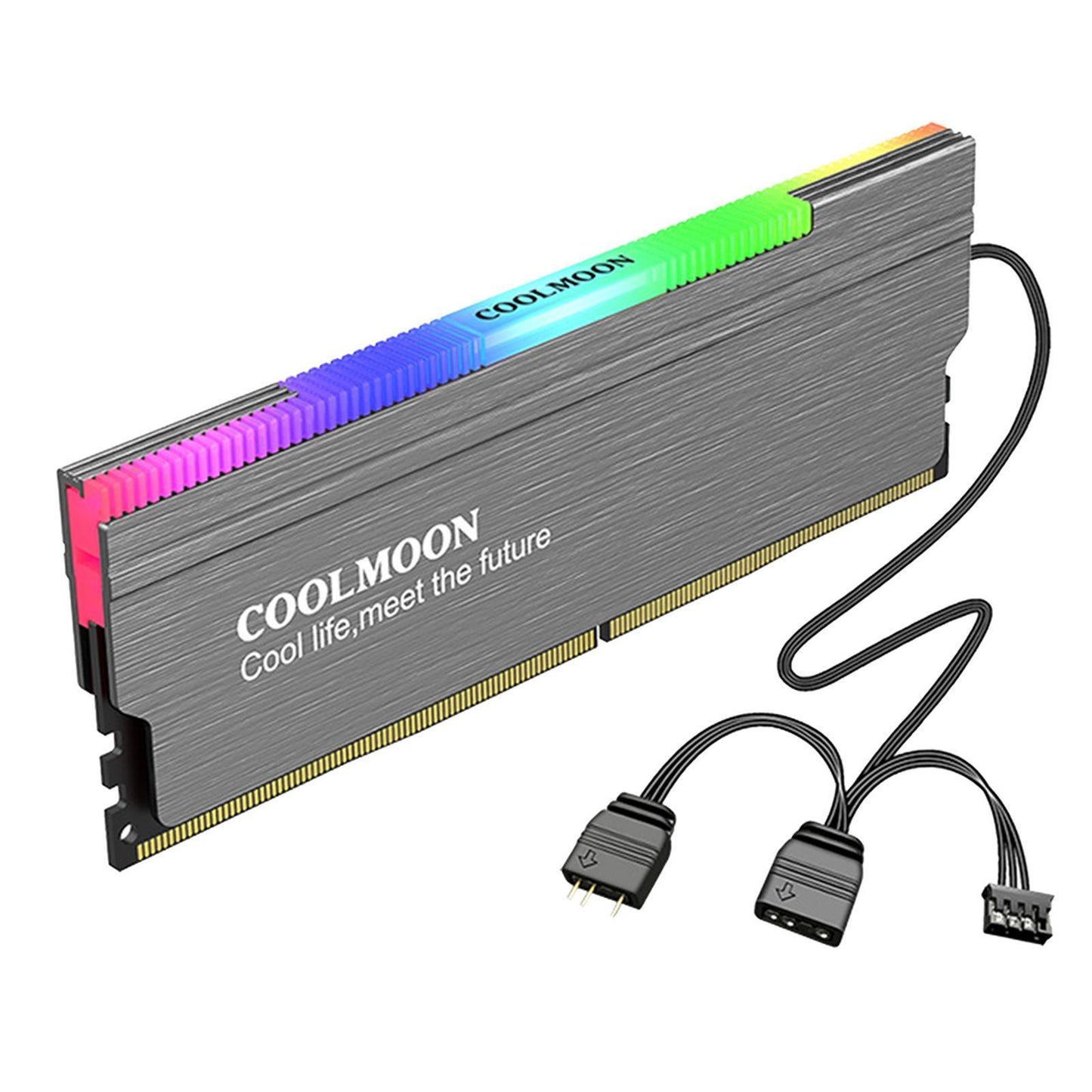 Heatsink Radiator for RAM DDR3 DDR4 Memory Cooler Heat Sink Desktop Gray