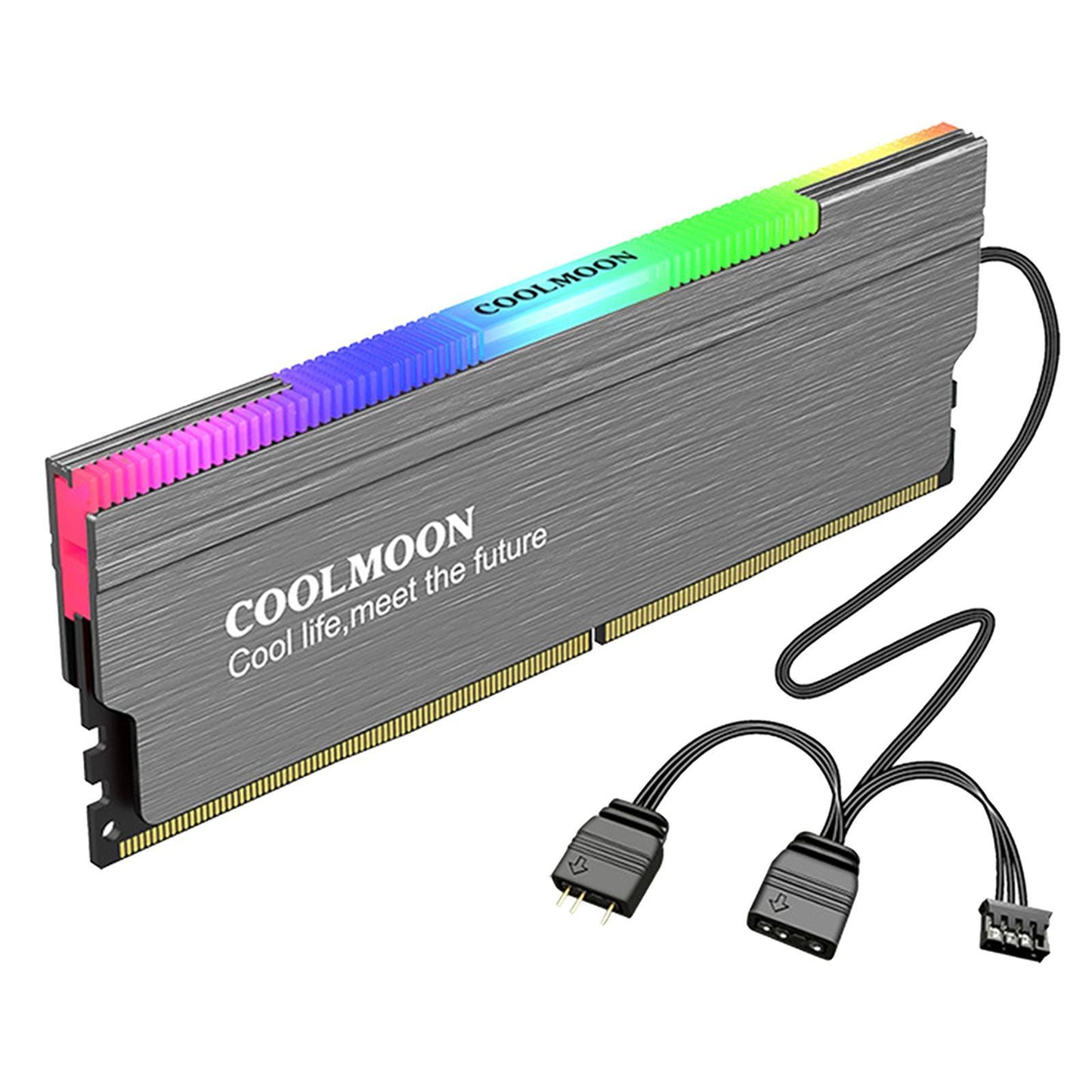 Heatsink Radiator for RAM DDR3 DDR4 Memory Cooler Heat Sink Desktop Gray