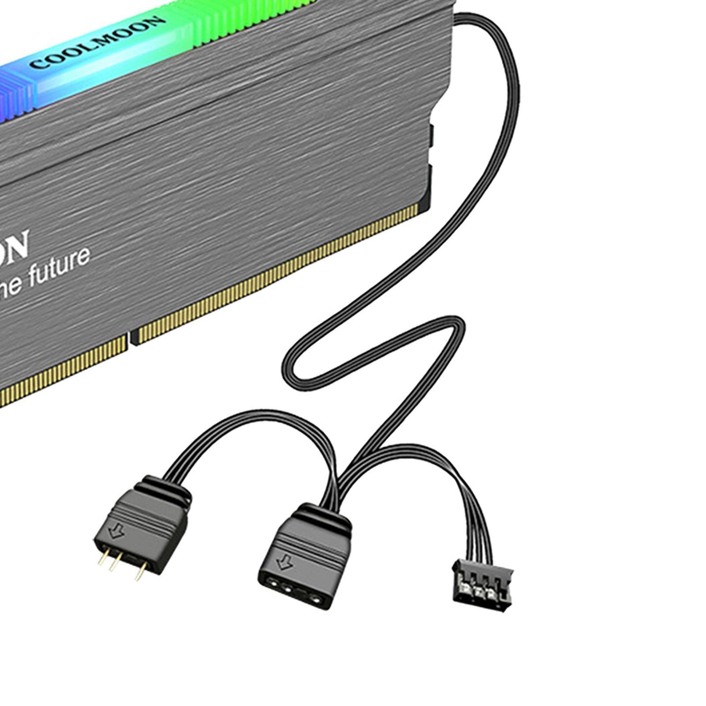 Heatsink Radiator for RAM DDR3 DDR4 Memory Cooler Heat Sink Desktop Gray