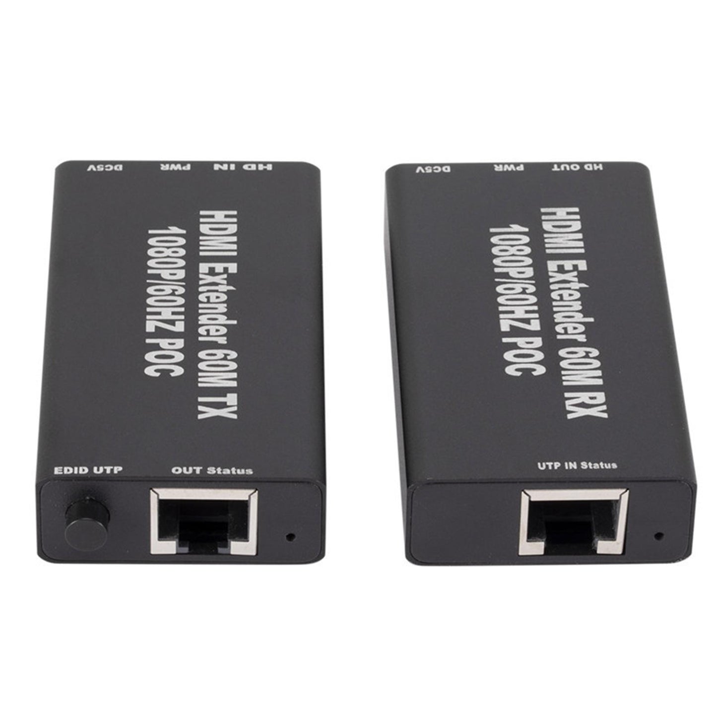 HDMI Extender Balun with IR Over Single CAT5e or CAT6 60M USB power supply