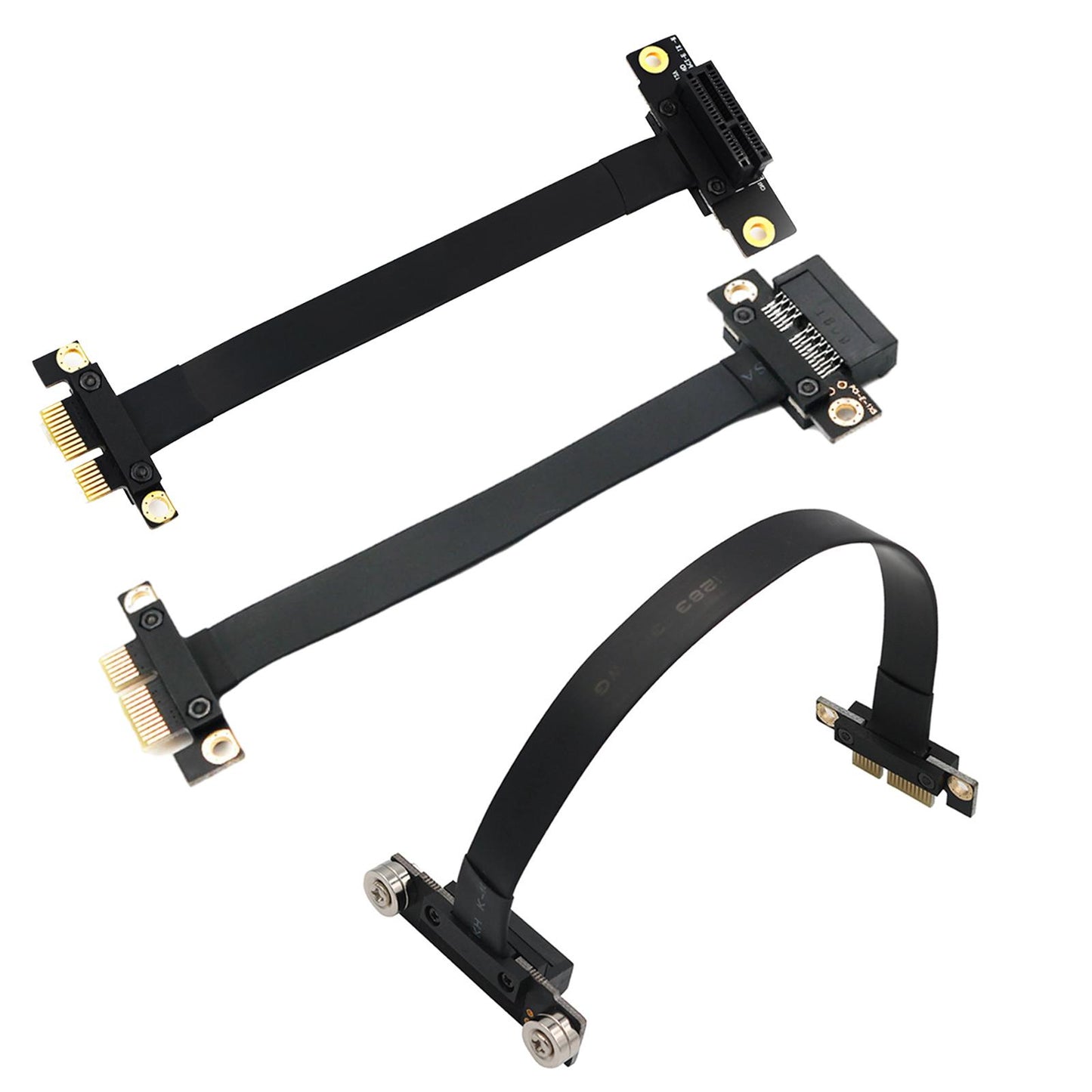 PCI-e PCI Express 36PIN 1X Extension cable Extender 180 Degree 20cm