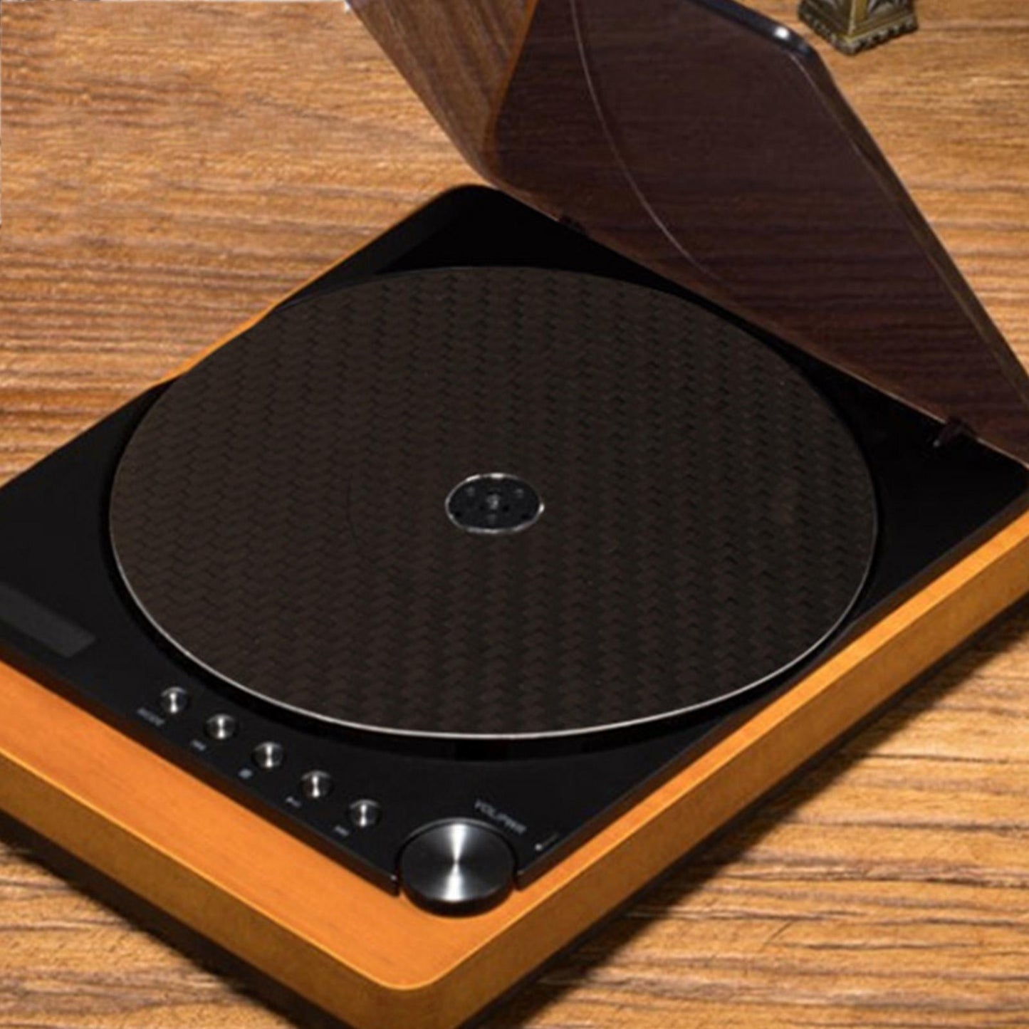 CD Stabilizer Tuning Mat HIFI Buffer Pads DVD Disc Up Tray Black