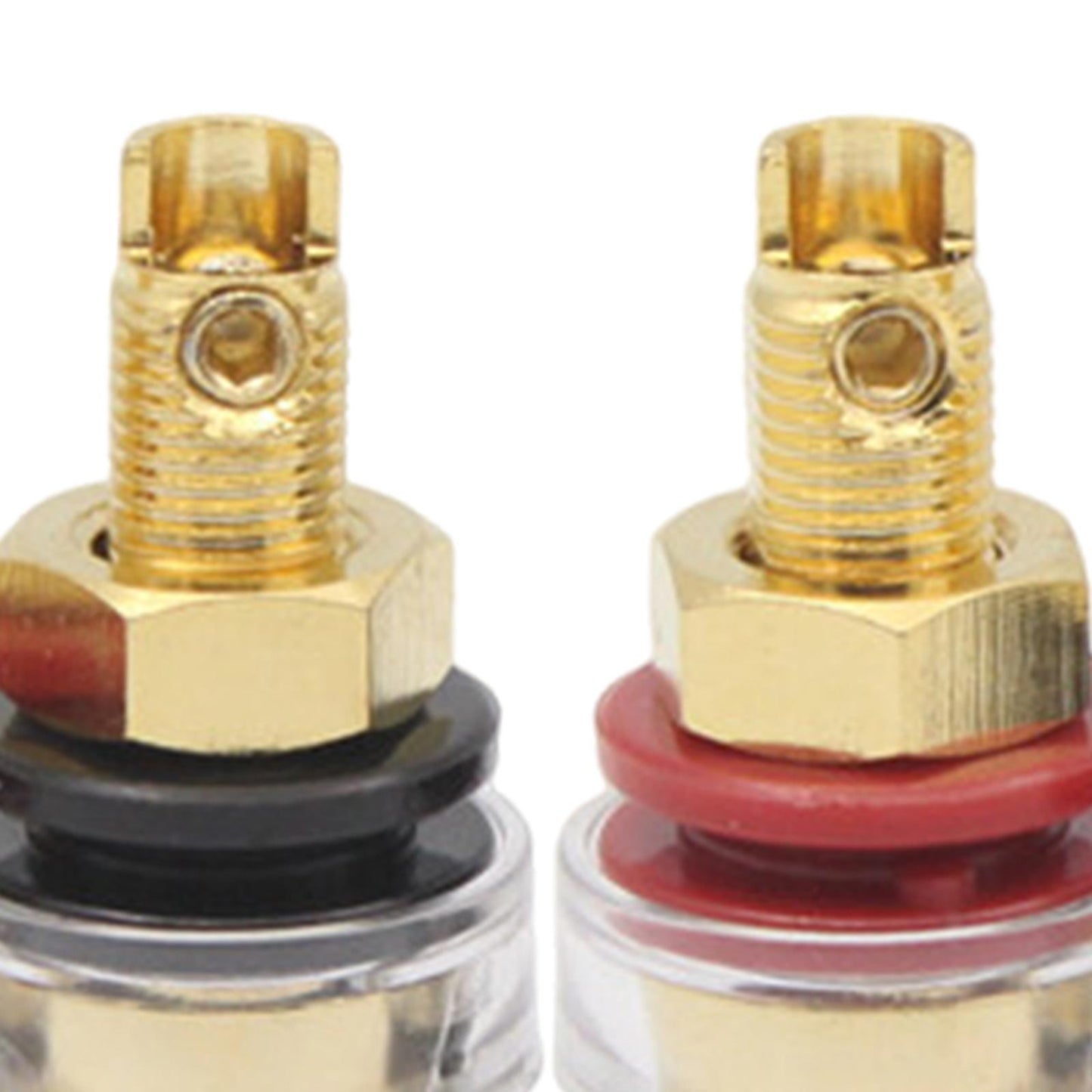 2 pair Pure Copper Amplifier Speaker Terminal Binding Post gold plating