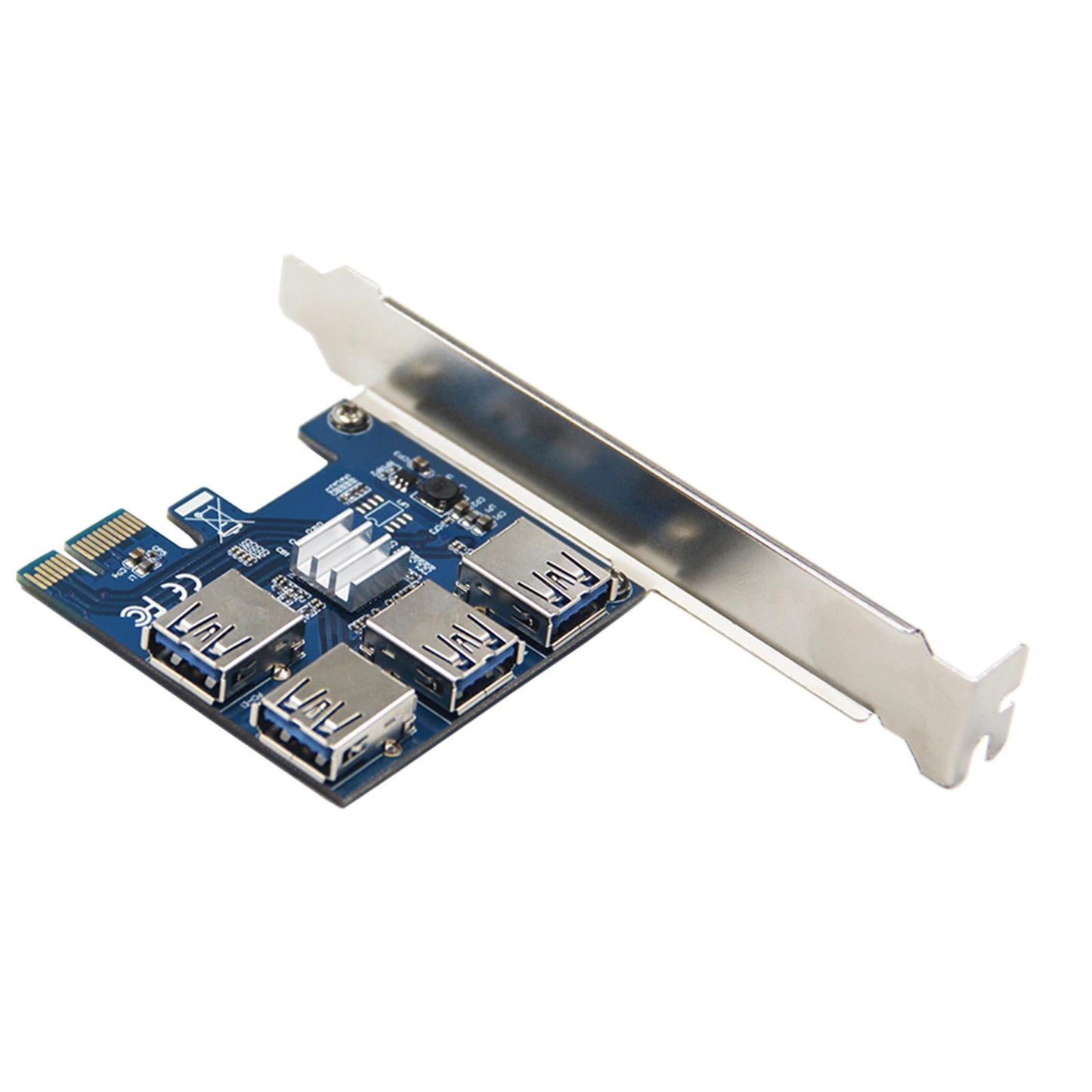60CM USB 3.0 PCI-E External 1X to 16X Riser Card Adapter for BTC PC Laptop