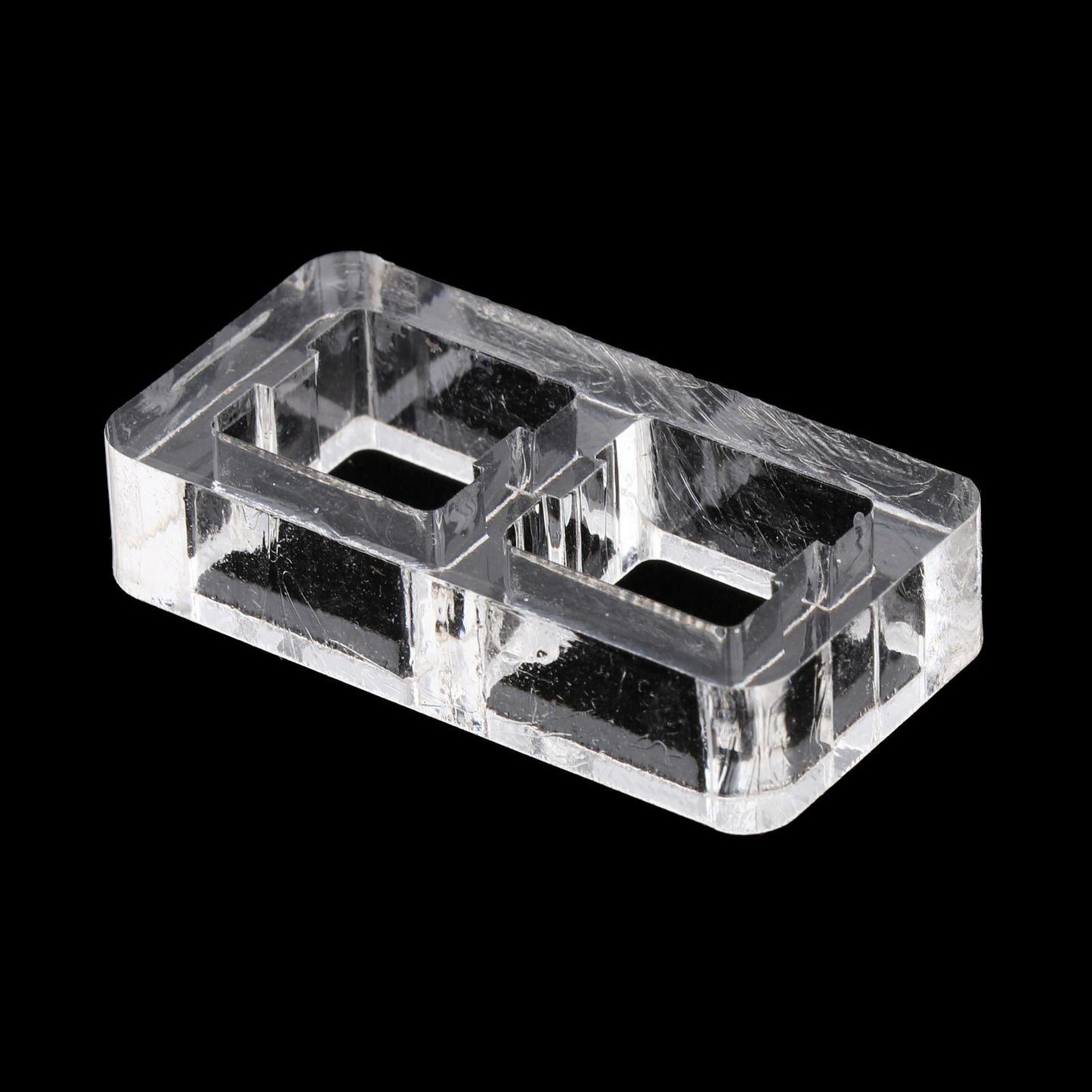 Clear Switch Tester Base Acrylic Plate for Cherry Mx Switch 1x2 board