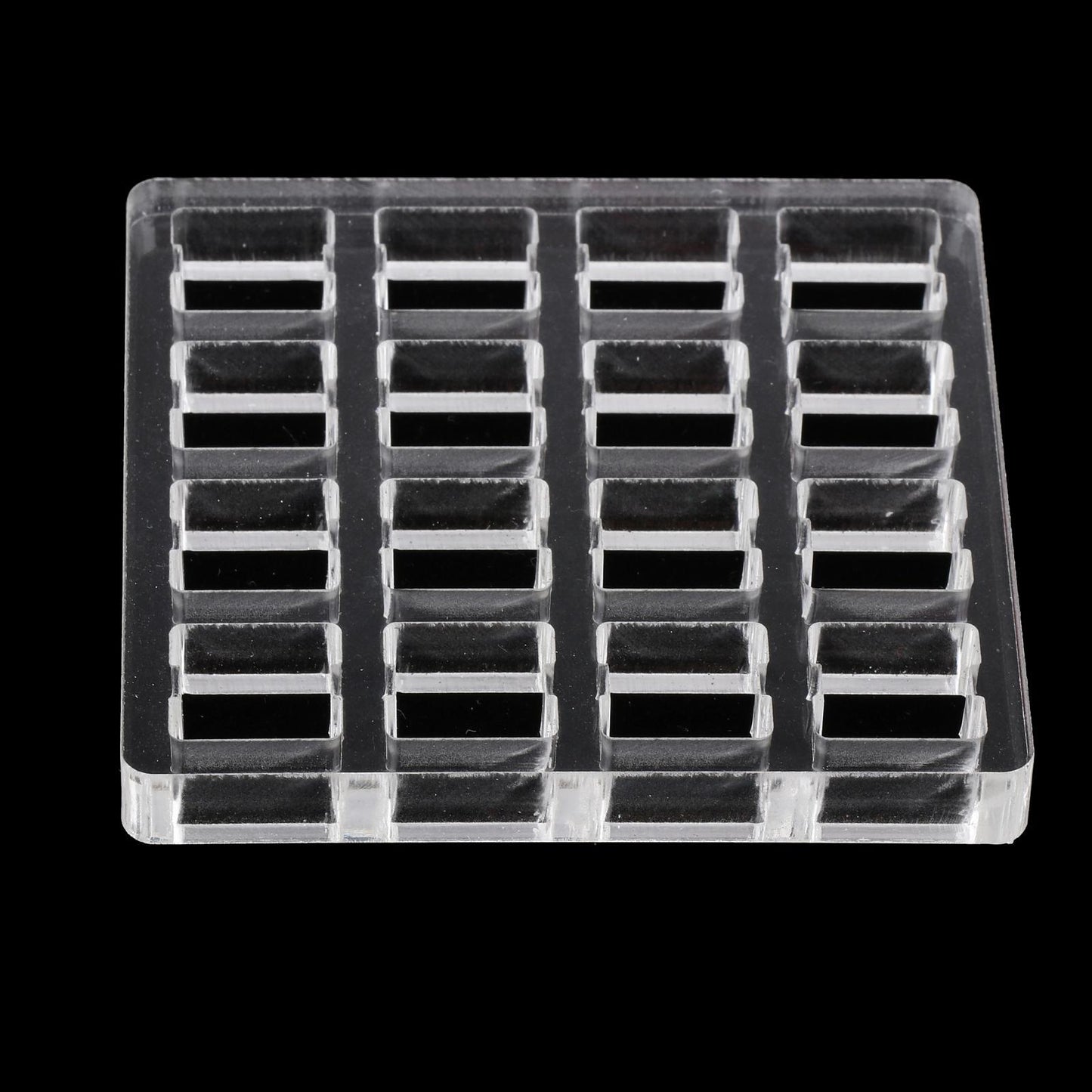 Clear Switch Tester Base Acrylic Plate for Cherry Mx Switch 4x4 board