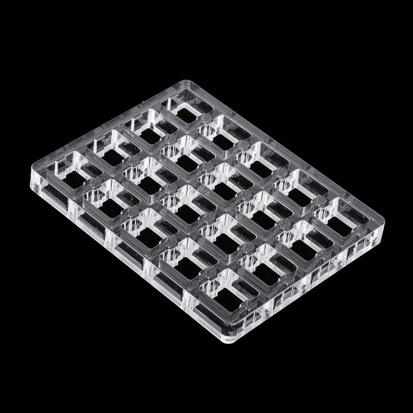 Clear Switch Tester Base Acrylic Plate for Cherry Mx Switch 4x5 board