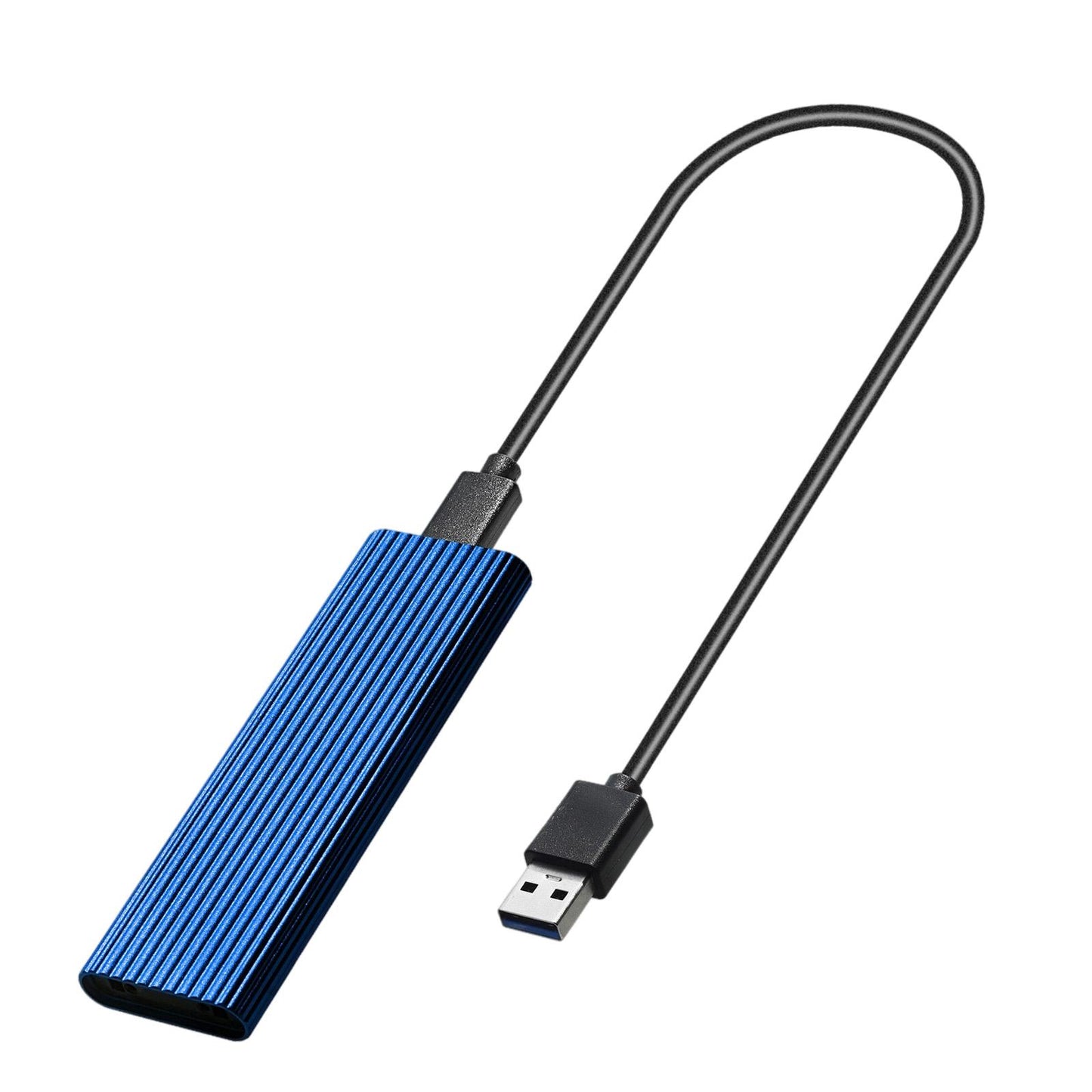 USB 3.0 to NGFF M.2 B Key SSD External Enclosure Case Cover Adapter Blue
