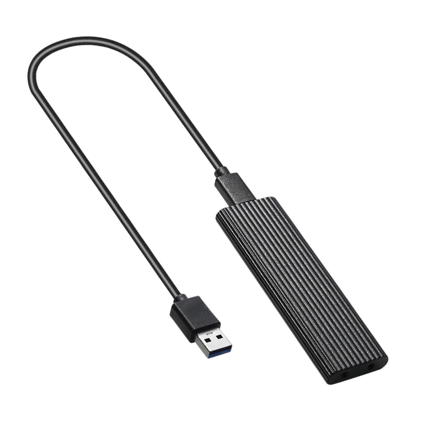 USB 3.0 to NGFF M.2 B Key SSD External Enclosure Case Cover Adapter Black