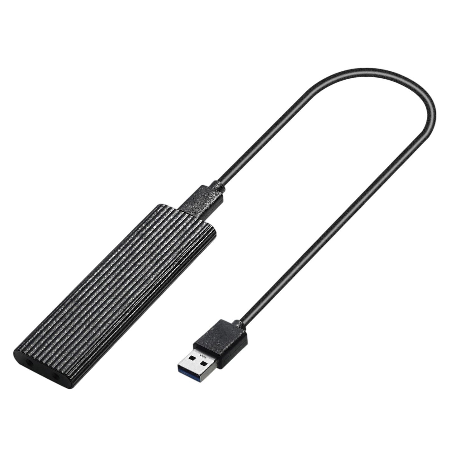 USB 3.0 to NGFF M.2 B Key SSD External Enclosure Case Cover Adapter Black