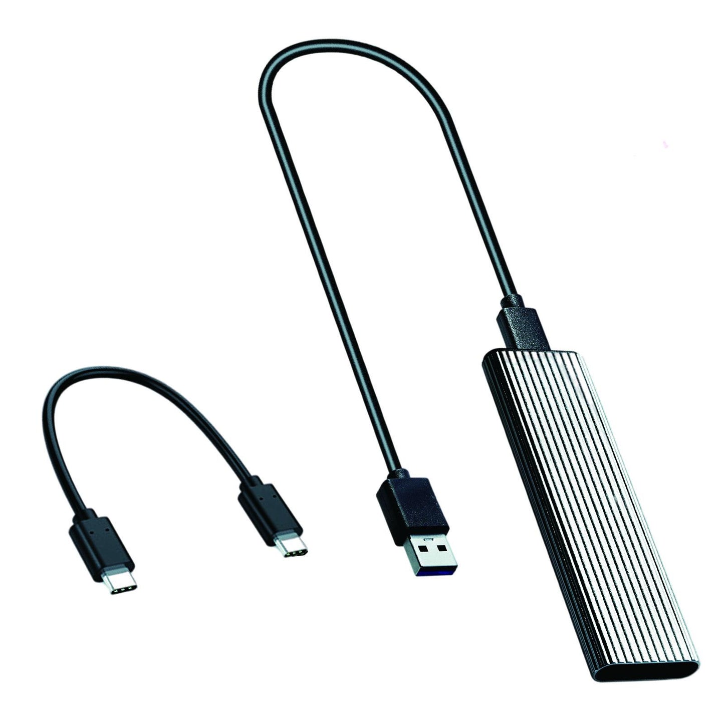 External M.2 to USB 3.1 Enclosure Adapter for 2230/42/60/80 NVMe SSD Silver