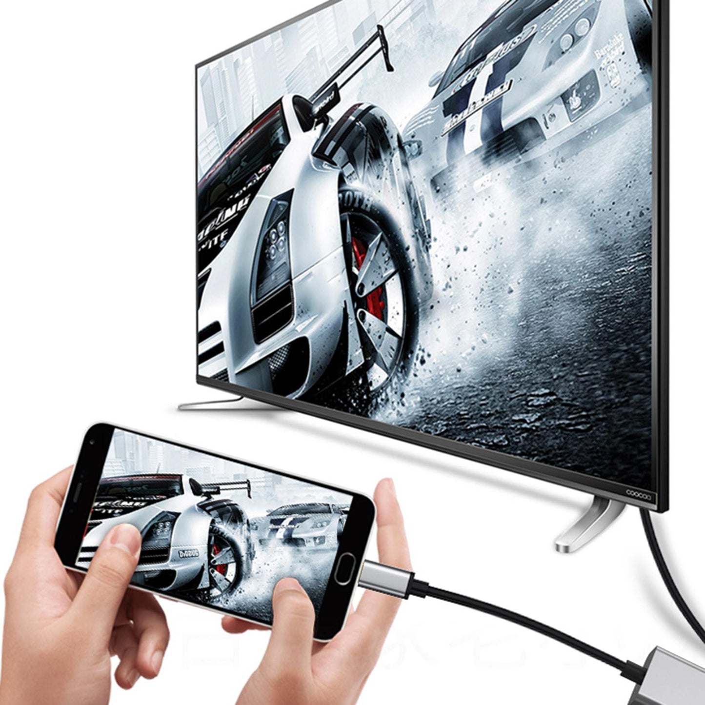 Type C to VGA Adapter 1080p USB3.1 USB-C Converter Cable for MC Laptop TV
