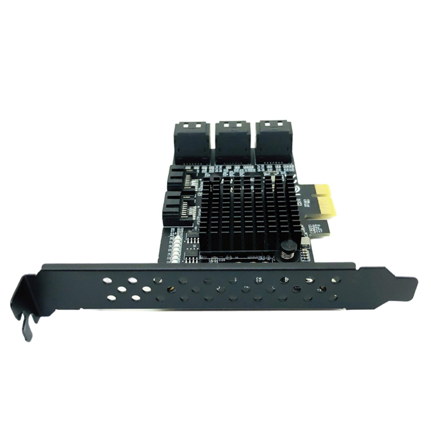 8-Port PCI-E to SATA 3.0 Expansion Card Adapter 6Gbps for Desktop PC 1pc