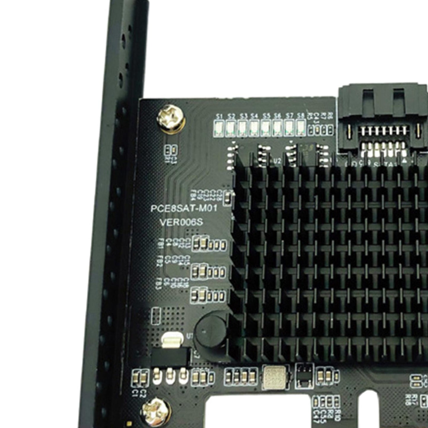 8-Port PCI-E to SATA 3.0 Expansion Card Adapter 6Gbps for Desktop PC 1pc