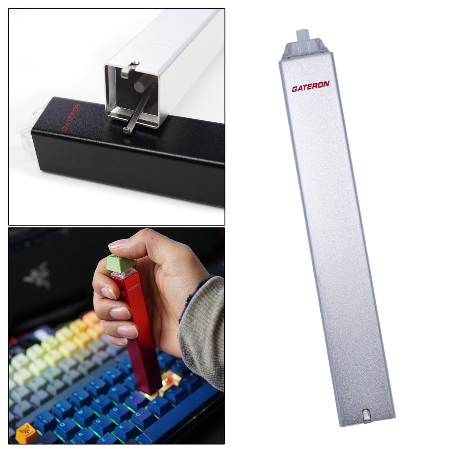 Mechanical Keyboard Switch Puller for Cherry for SMD Game Players Silver